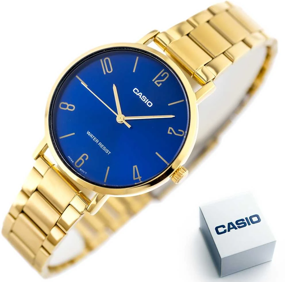 „Casio Collection“ LTP-VT01G-2B laikrodis + dėžutė