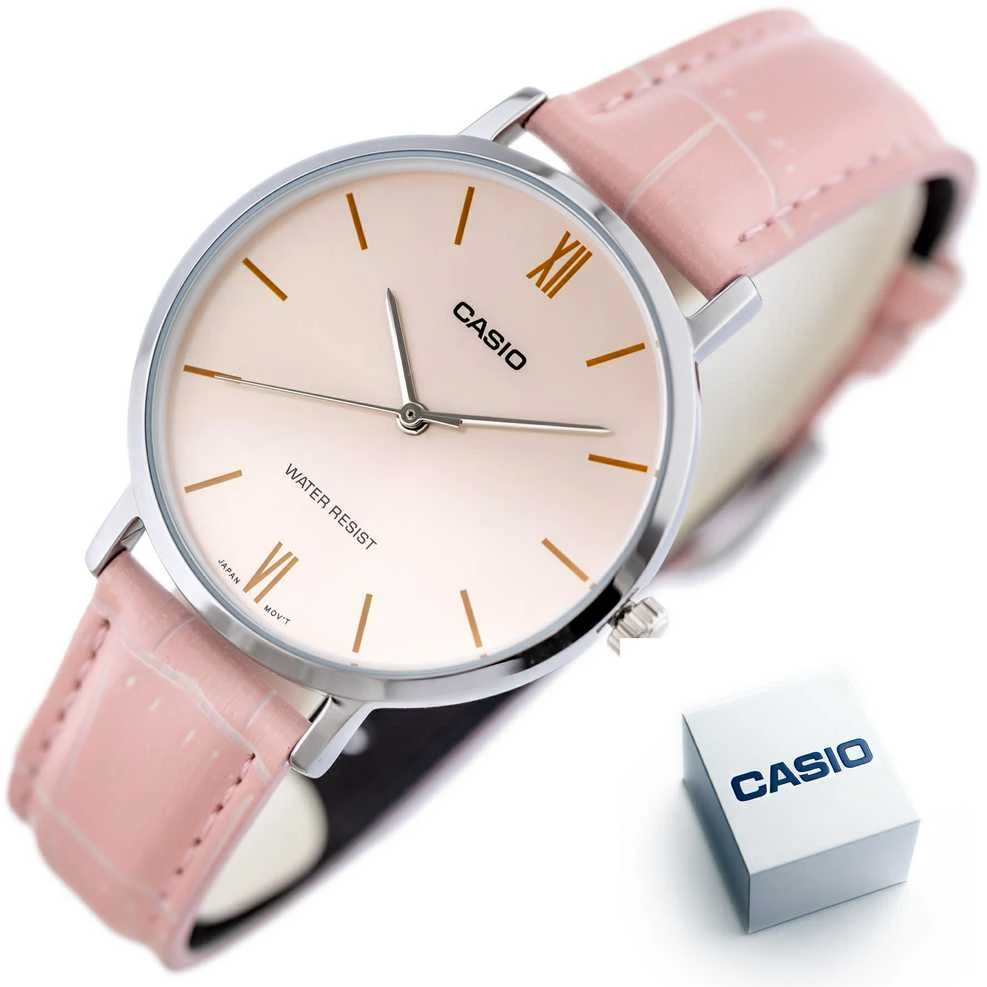 Casio LTP-VT01L-4B moteriškas laikrodis + dėžutė