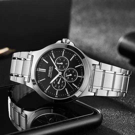 Laikrodis CASIO MTP-V300D-1A MEN'S WATCH + BOX