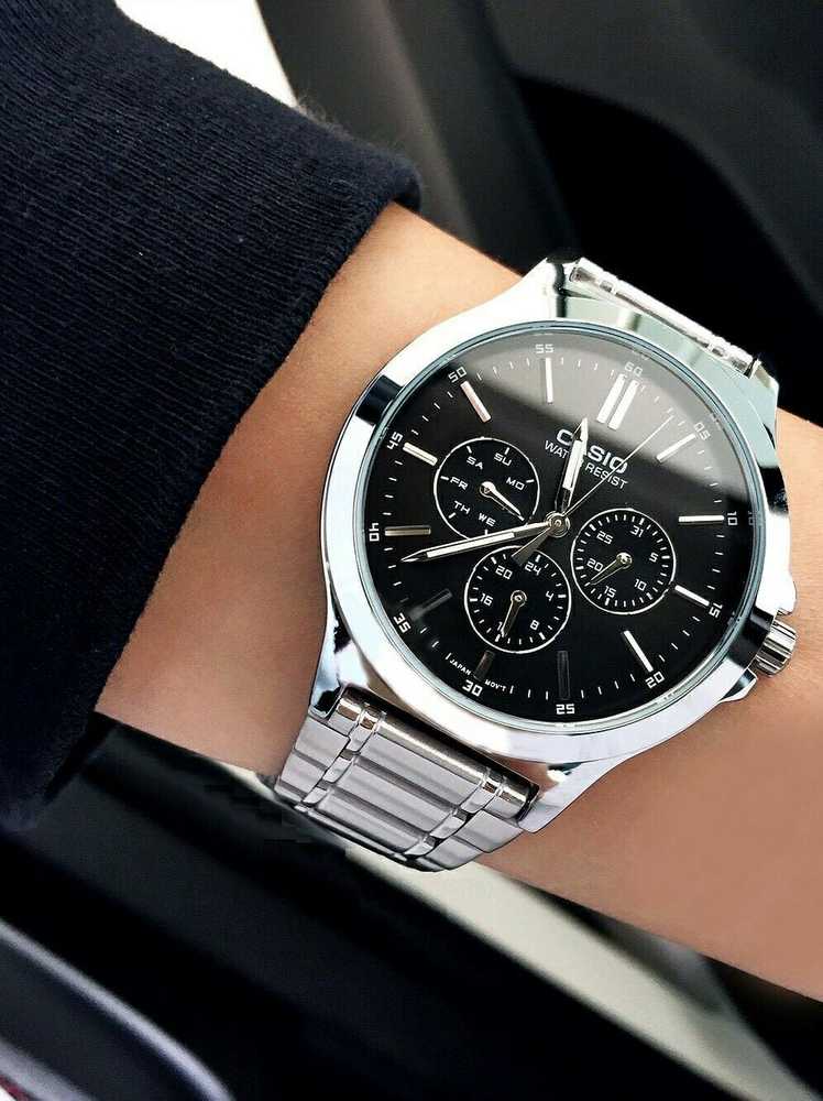 Laikrodis CASIO MTP-V300D-1A MEN'S WATCH + BOX