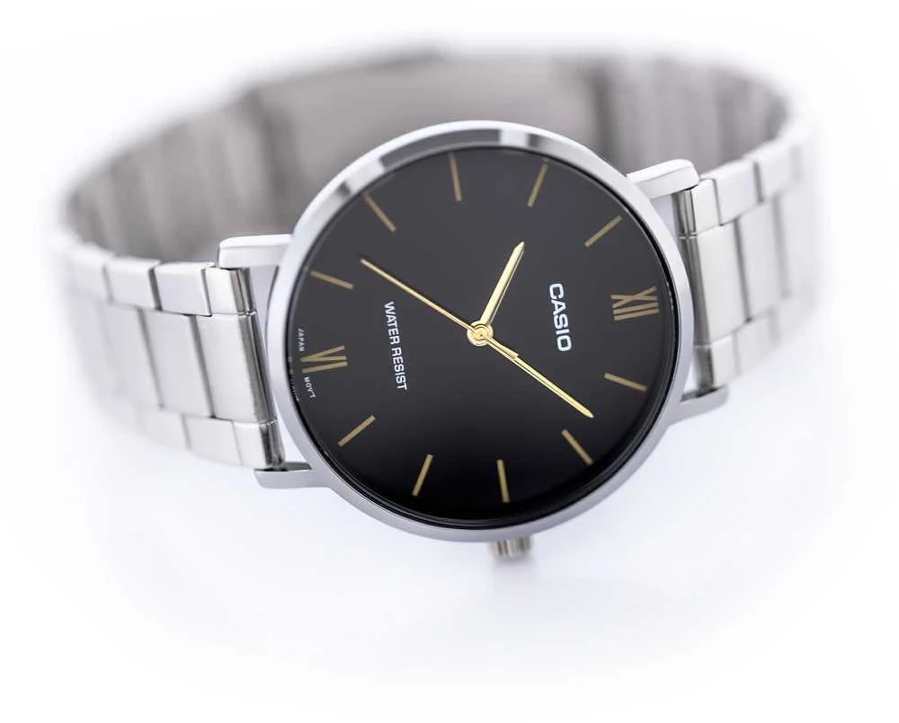 Laikrodis CASIO MTP-VT01D-1B MEN'S WATCH (zd165f) + BOX