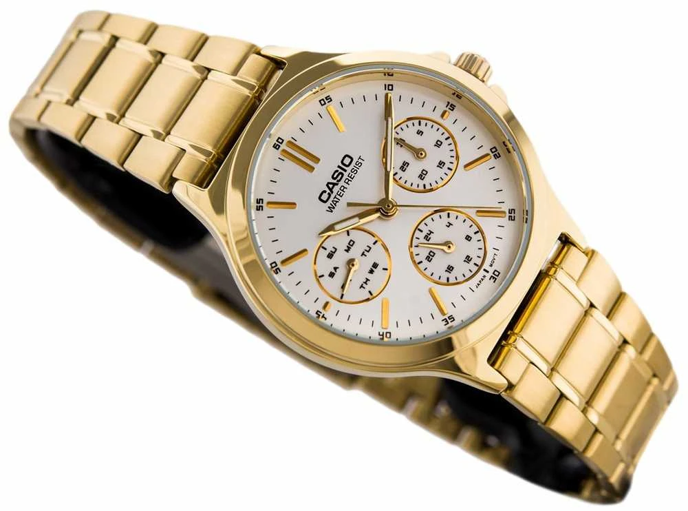 Laikrodis CASIO LTP-V300G 7A WOMEN S WATCH (zd566b) + BOX