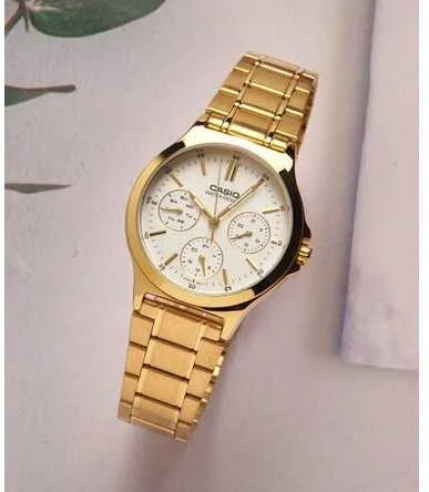 Laikrodis CASIO LTP-V300G 7A WOMEN S WATCH (zd566b) + BOX