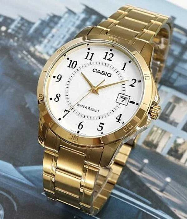 Vyriškas laikrodis CASIO MTP-V004G-7B (zd047c) + BOX