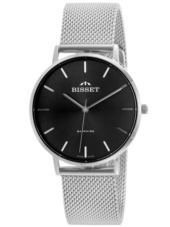 Laikrodis moterims BISSET BSBF33 (zb579d) - SAPPYRE STIKLAS
