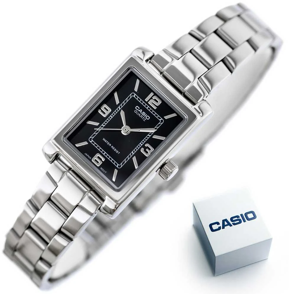 CASIO MOTERIS LAIKRODIS LTP-1234DD-1A + DĖŽĖ