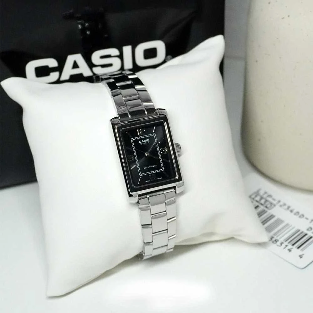 CASIO MOTERIS LAIKRODIS LTP-1234DD-1A + DĖŽĖ