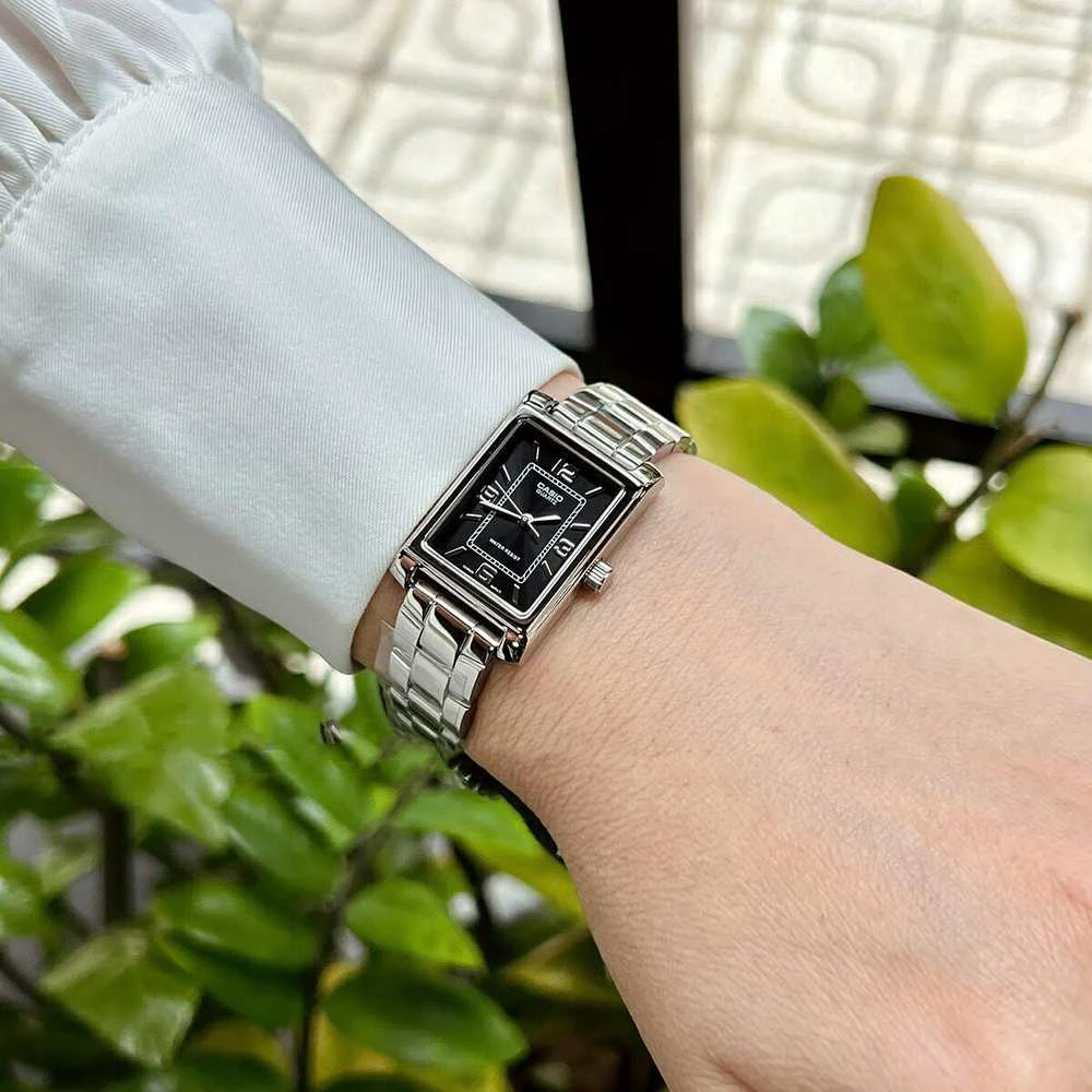 CASIO MOTERIS LAIKRODIS LTP-1234DD-1A + DĖŽĖ