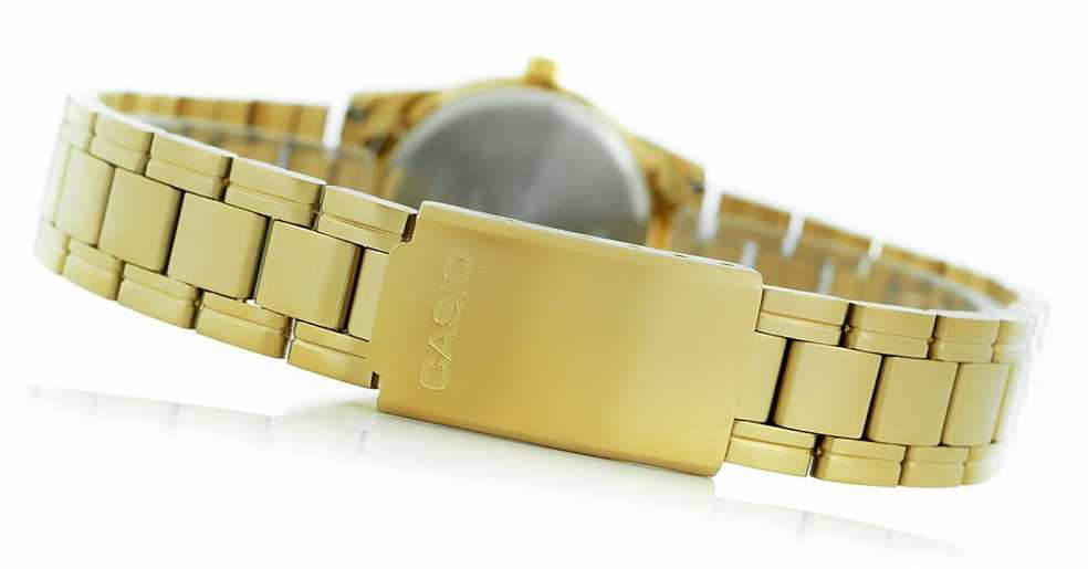 Laikrodis moterims CASIO LTP-V001G-9BUDF (zd589c) + dėžutė