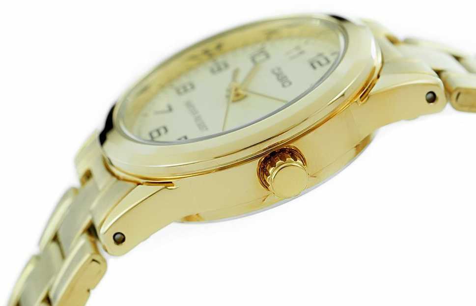 Laikrodis moterims CASIO LTP-V001G-9BUDF (zd589c) + dėžutė