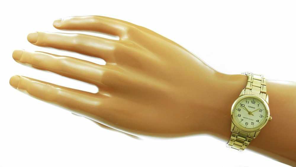 Laikrodis moterims CASIO LTP-V001G-9BUDF (zd589c) + dėžutė