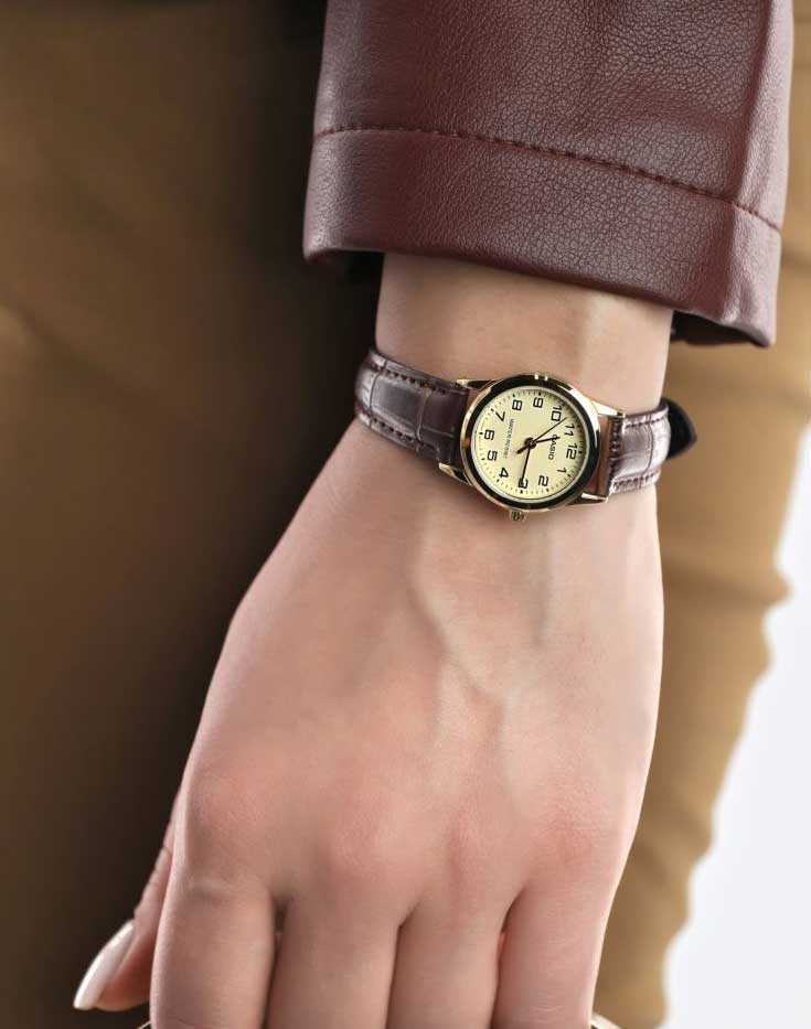 Laikrodis CASIO LTP-V001GL-9B WOMEN'S WATCH (zd588b) + BOX
