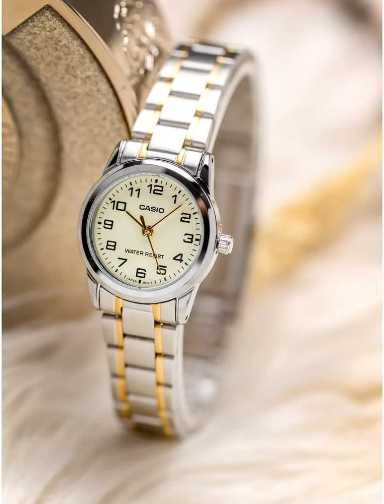 Laikrodis CASIO WOMEN'S WATCH LTP-V001SG-9B + BOX