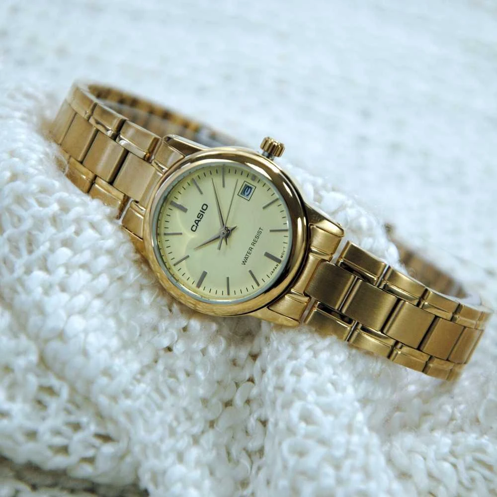 Laikrodis moterims CASIO LTP-V002D-1AUDF (zd587e) + dėžutė
