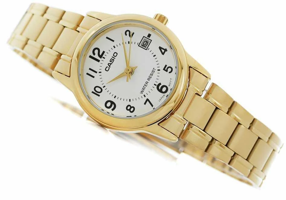 Laikrodis CASIO LTP-V002G-7B WOMEN S WATCH (zd587f) + BOX