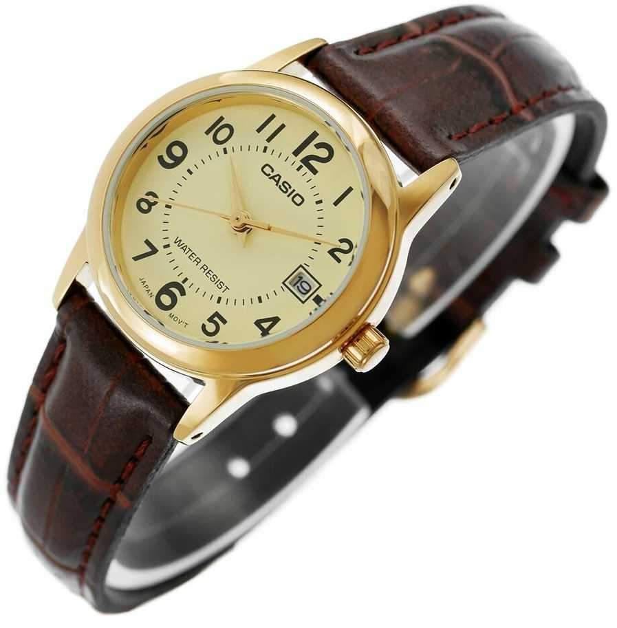 Laikrodis CASIO LTP-V002GL 9BUDF WOMEN S WATCH (zd584e) + BOX