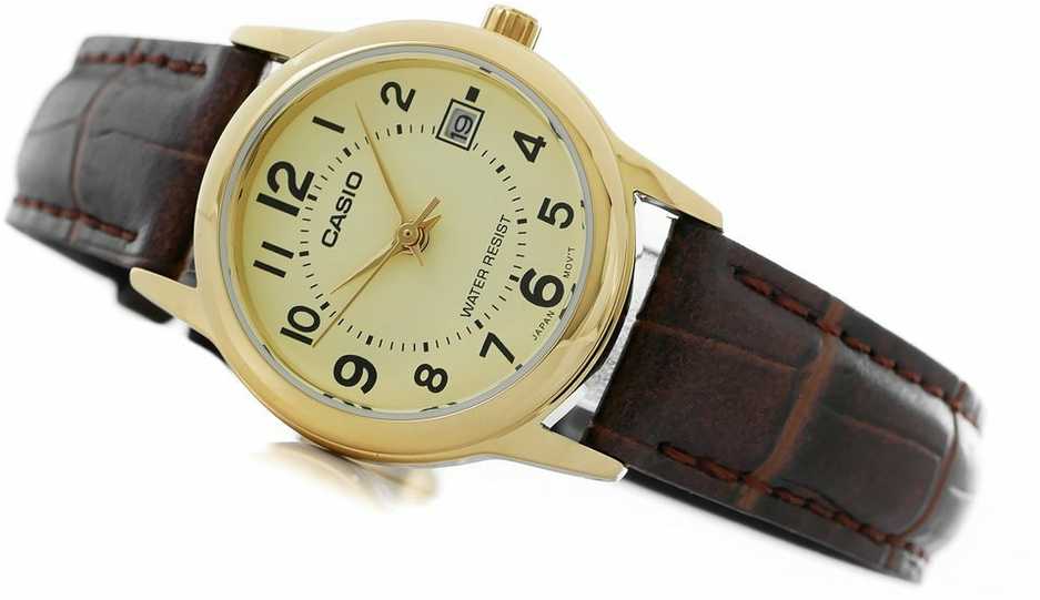Laikrodis CASIO LTP-V002GL 9BUDF WOMEN S WATCH (zd584e) + BOX