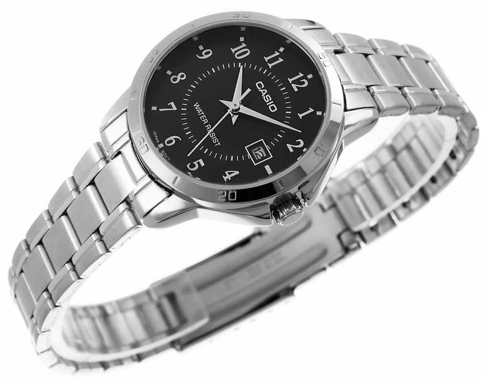 CASIO LTP-V004D-1BUDF moteriškas laikrodis (zd568a) + dėžutė