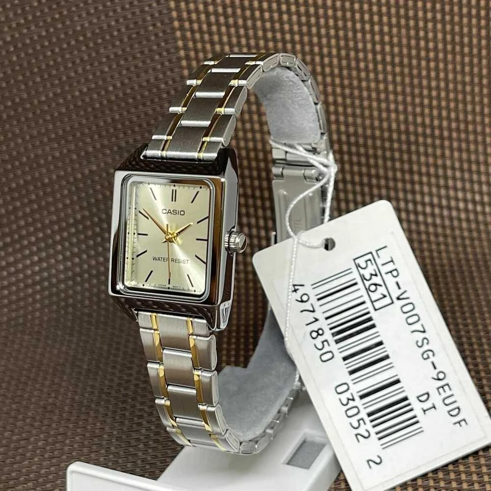 Casio LTP-V007SG-9E moteriškas laikrodis + BOX (zd639k)