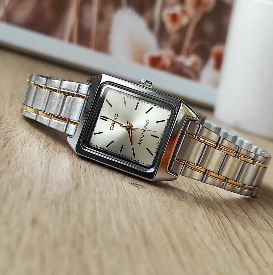Casio LTP-V007SG-9E moteriškas laikrodis + BOX (zd639k)