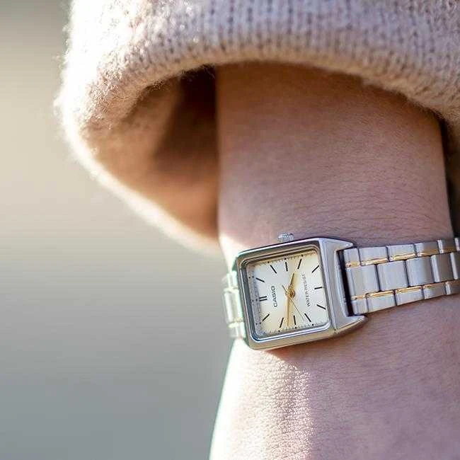 Casio LTP-V007SG-9E moteriškas laikrodis + BOX (zd639k)