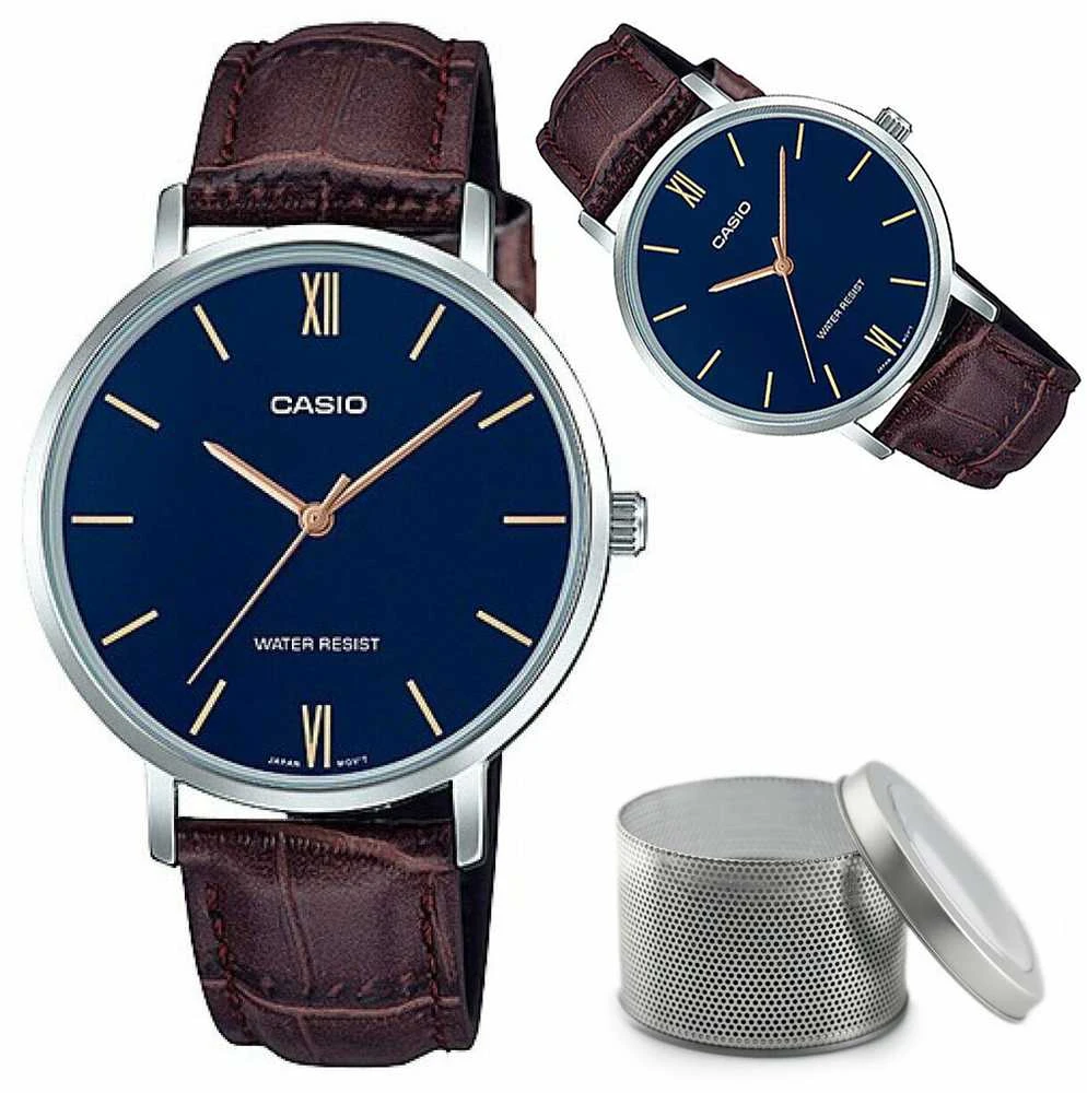 Laikrodis moterims CASIO LTP-VT01L-2B2UDF (zd595a) + dėžutė