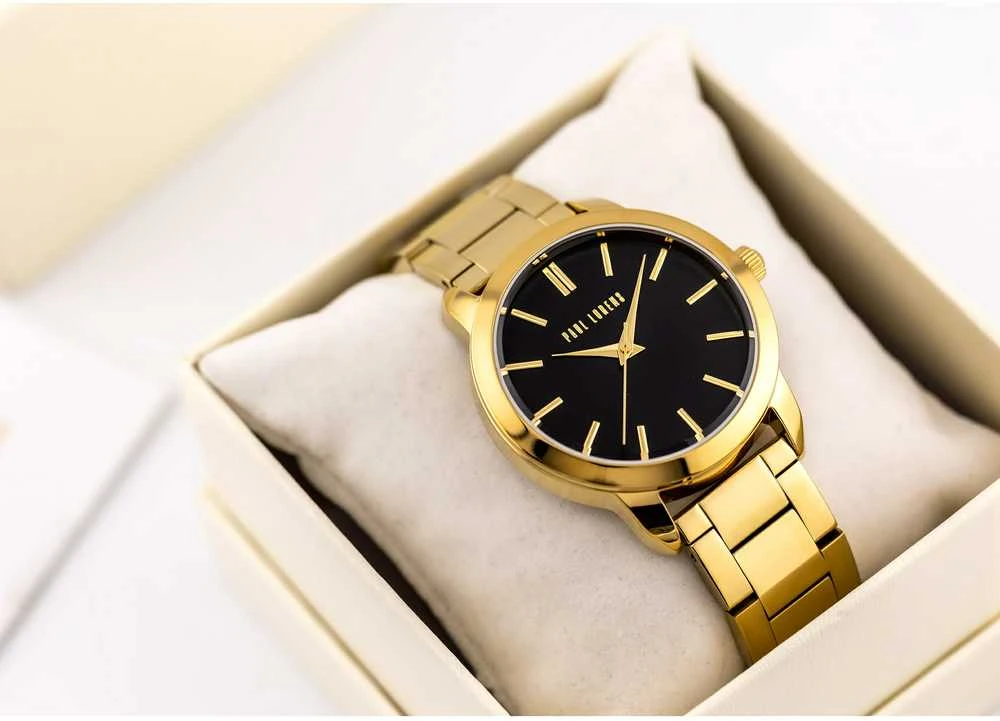 PAUL LORENS MOTERIŠKAS LAIKRODIS - PL10659B-1D1 (zg547a) + DĖŽUTĖ