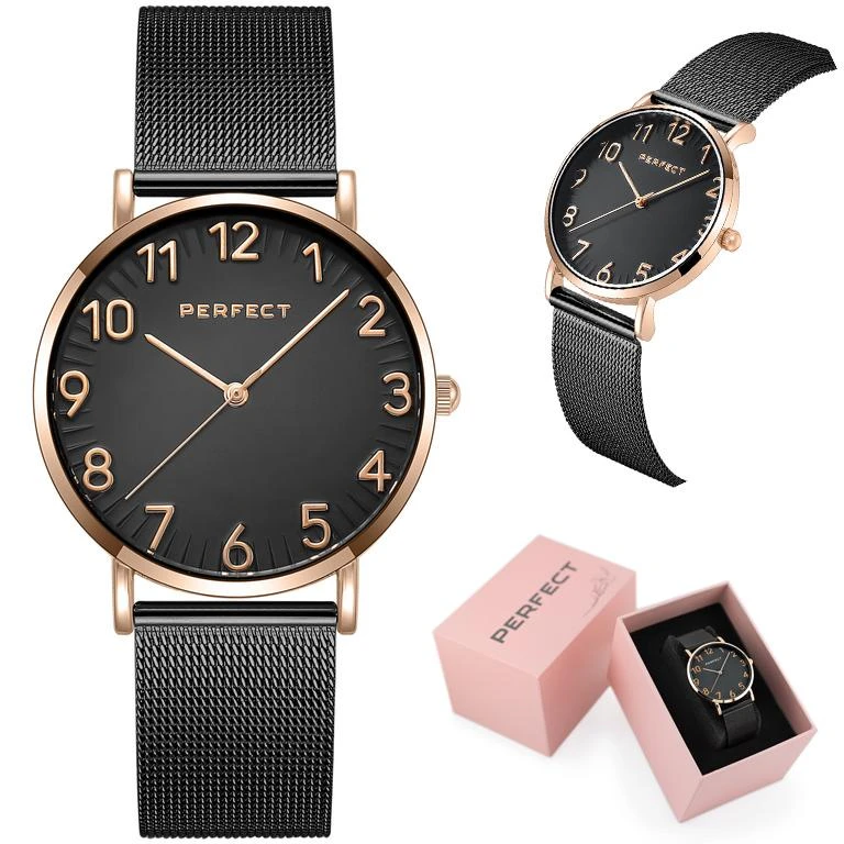 Laikrodis PERFECT F342-08 WOMEN S WATCH (zp514e) + BOX