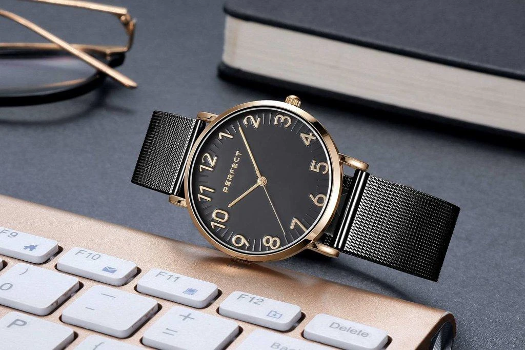 Laikrodis PERFECT F342-08 WOMEN S WATCH (zp514e) + BOX