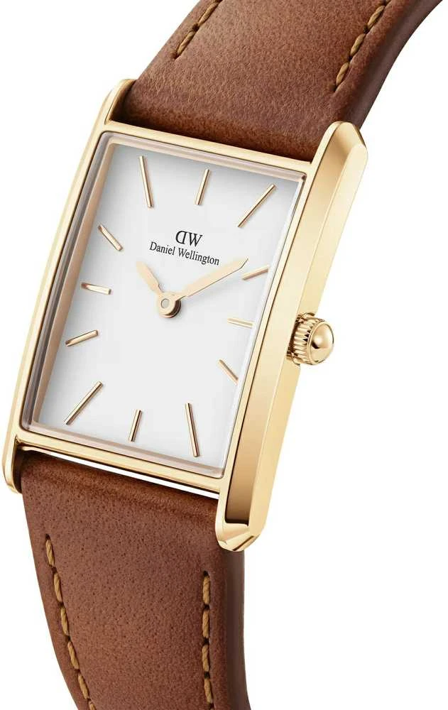 Moteriškas laikrodis DANIEL WELLINGTON Bound Durham Gold 20mm DW00100696 + DĖŽUTĖ