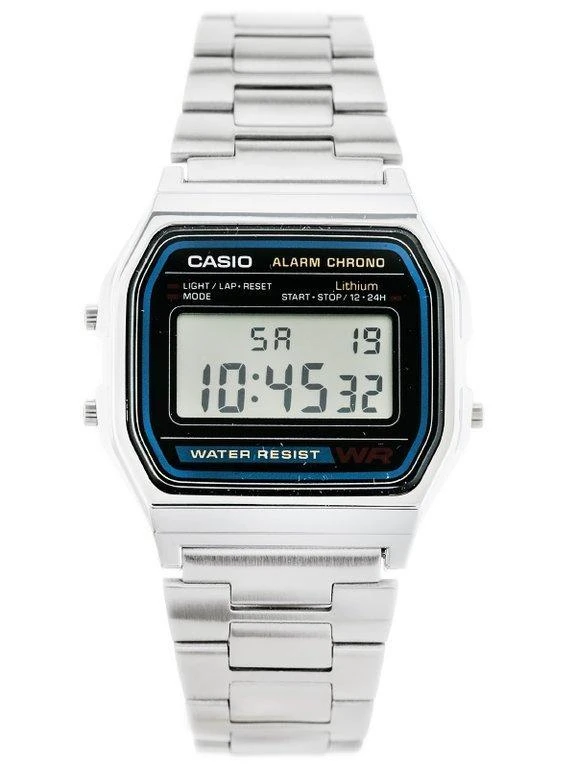 Laikrodis vyrams CASIO A158WA-1A (zd093a) - KLASYKA