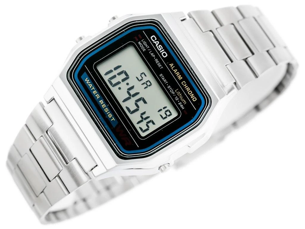 Laikrodis vyrams CASIO A158WA-1A (zd093a) - KLASYKA