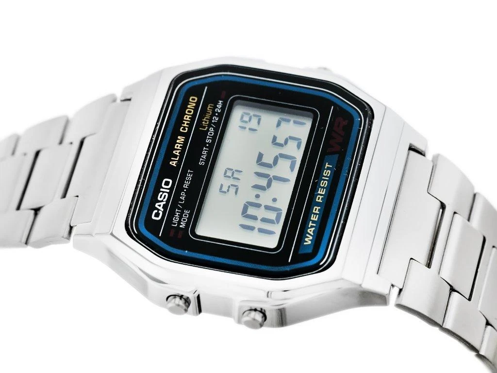 Laikrodis vyrams CASIO A158WA-1A (zd093a) - KLASYKA