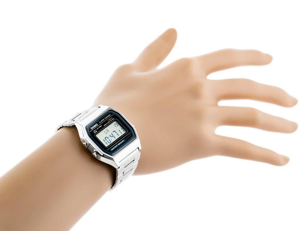 Laikrodis vyrams CASIO A158WA-1A (zd093a) - KLASYKA