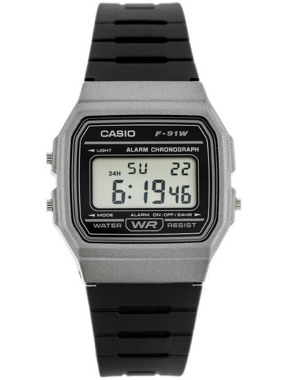 Laikrodis vyrams CASIO F-91WM-1BDF (zd102d)