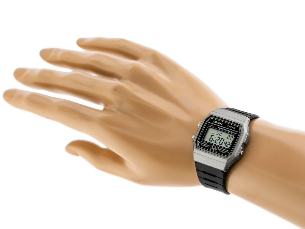 Laikrodis vyrams CASIO F-91WM-1BDF (zd102d)