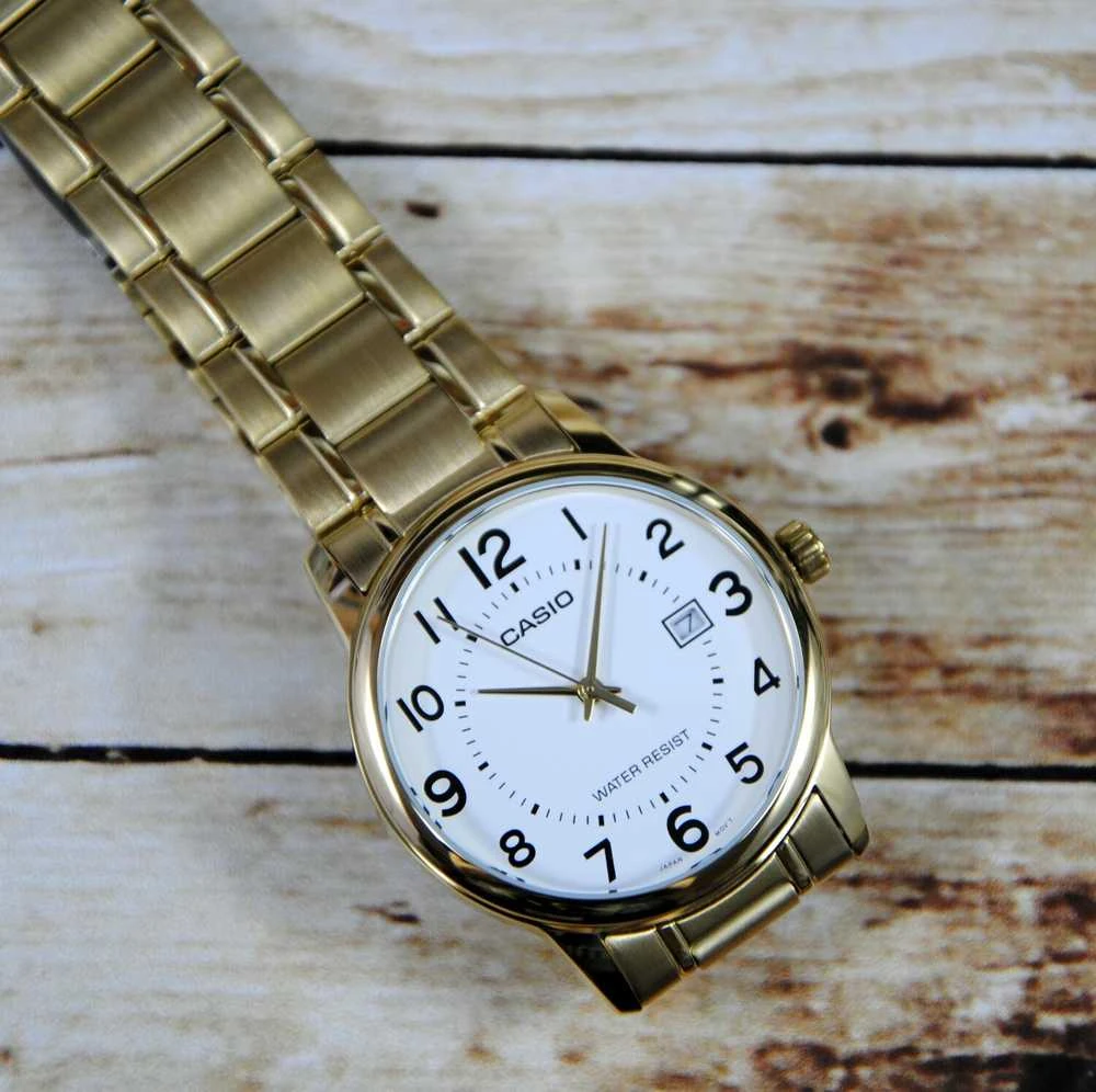 Laikrodis vyrams CASIO MTPV002G-7BUDF (zd103b) + dėžutė