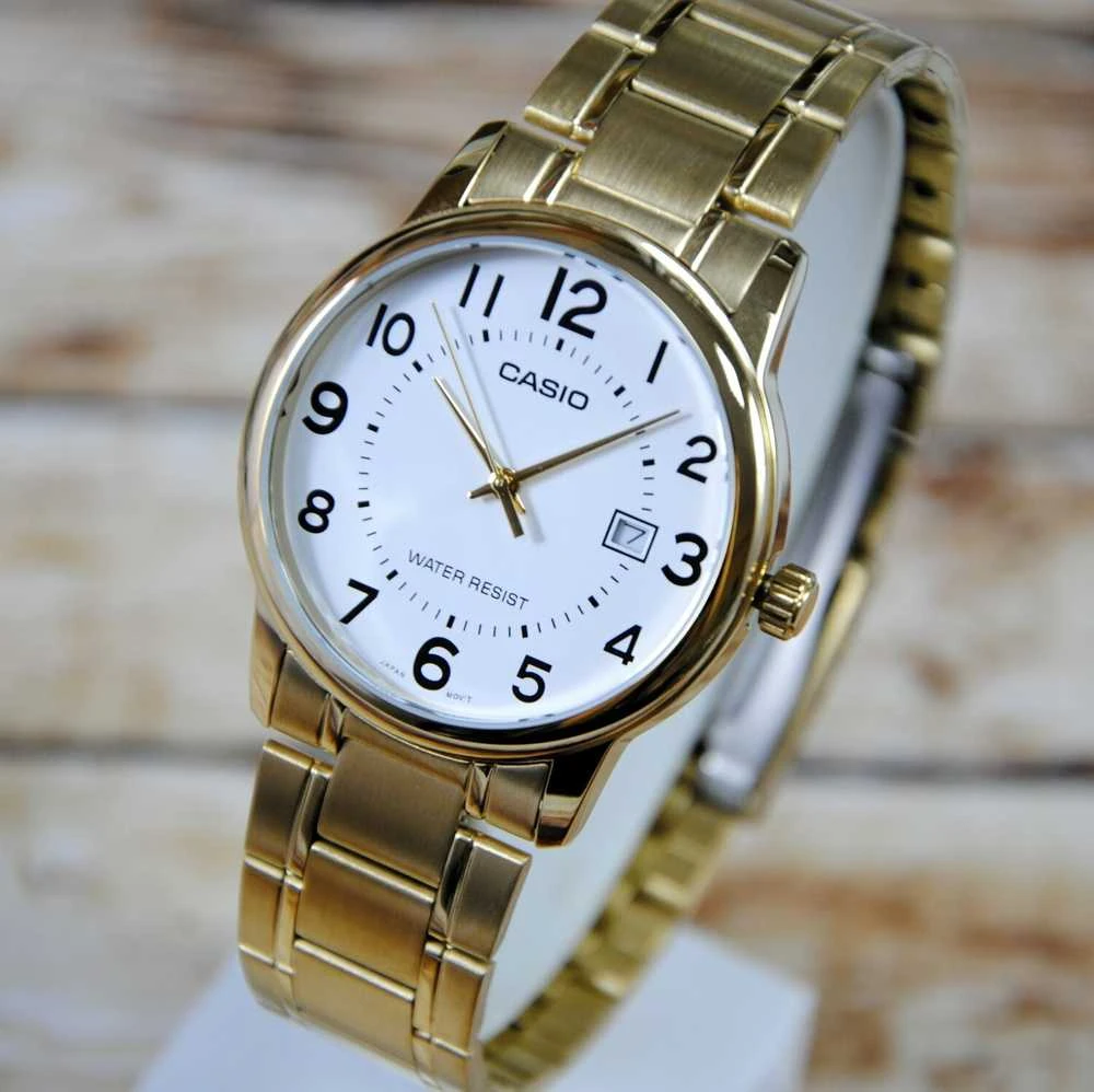 Laikrodis vyrams CASIO MTPV002G-7BUDF (zd103b) + dėžutė
