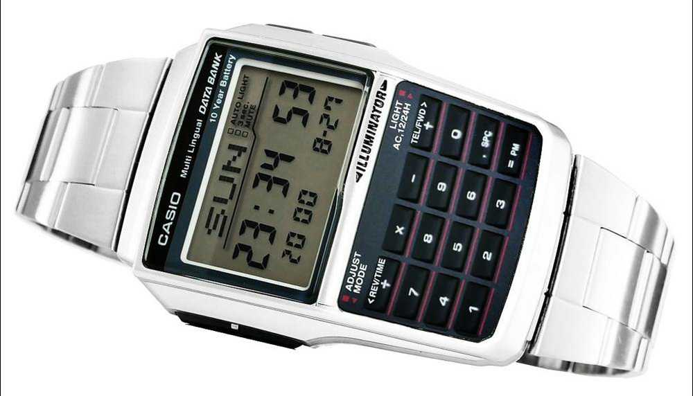 Laikrodis CASIO VINTAGE DATABANK MALE WATCH DBC-32D-1ADF (zd162b) + BOX