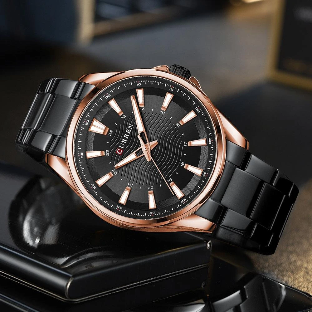 Vyriškas laikrodis CURREN 8424 (zc040d) + BOX