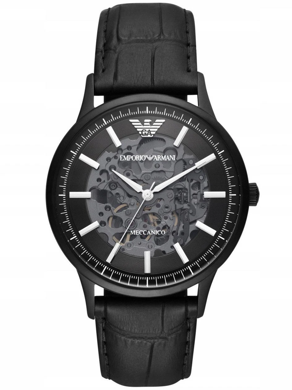 Laikrodis męski EMPORIO ARMANI SKELETON AUTOMATIC AR60042 (zi055c)