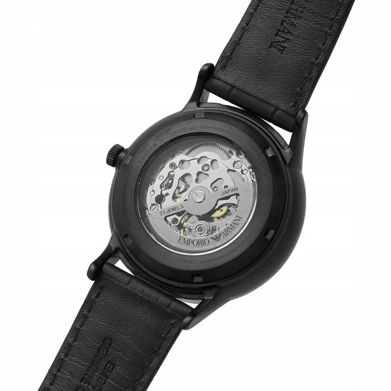 Laikrodis męski EMPORIO ARMANI SKELETON AUTOMATIC AR60042 (zi055c)