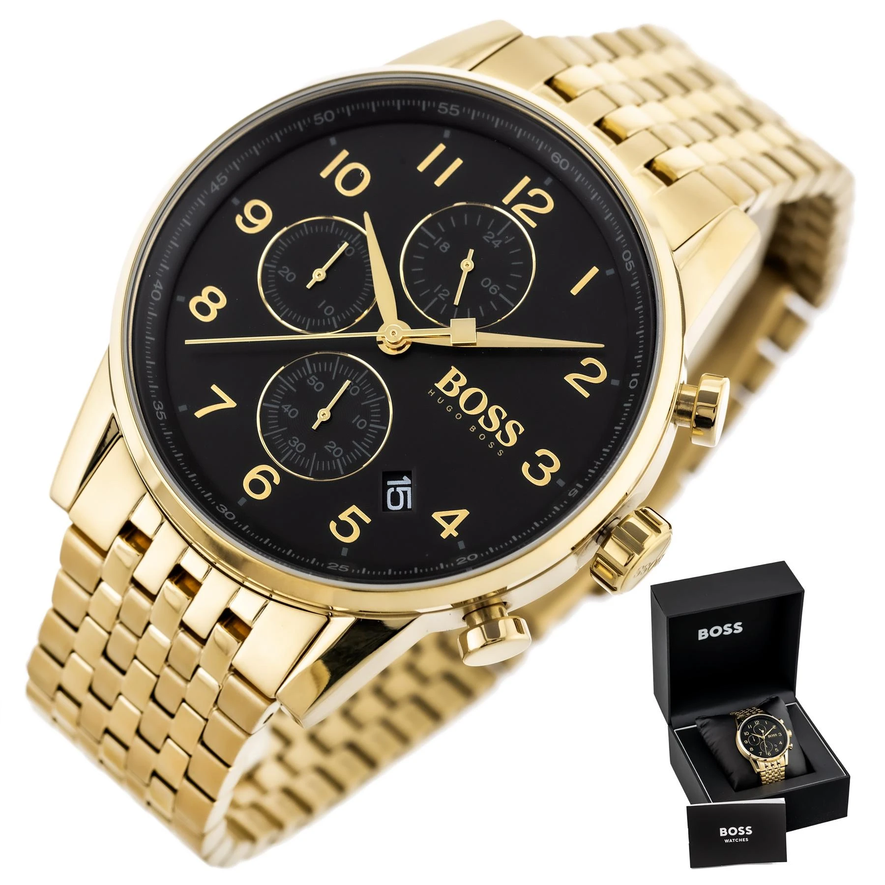 Vyriškas laikrodis HUGO BOSS 1513538 - NAVIGATOR (zh001a)