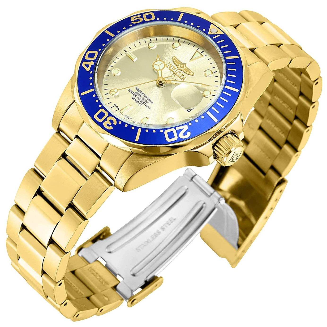 Laikrodis vyrams INVICTA PRO DIVER 14124 - WR200, koperta 40mm (zv009a)