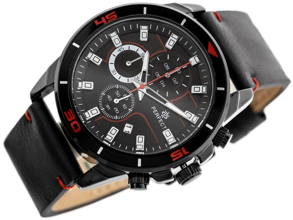 Laikrodis vyrams PERFECT CH02L - CHRONOGRAF (zp351d)