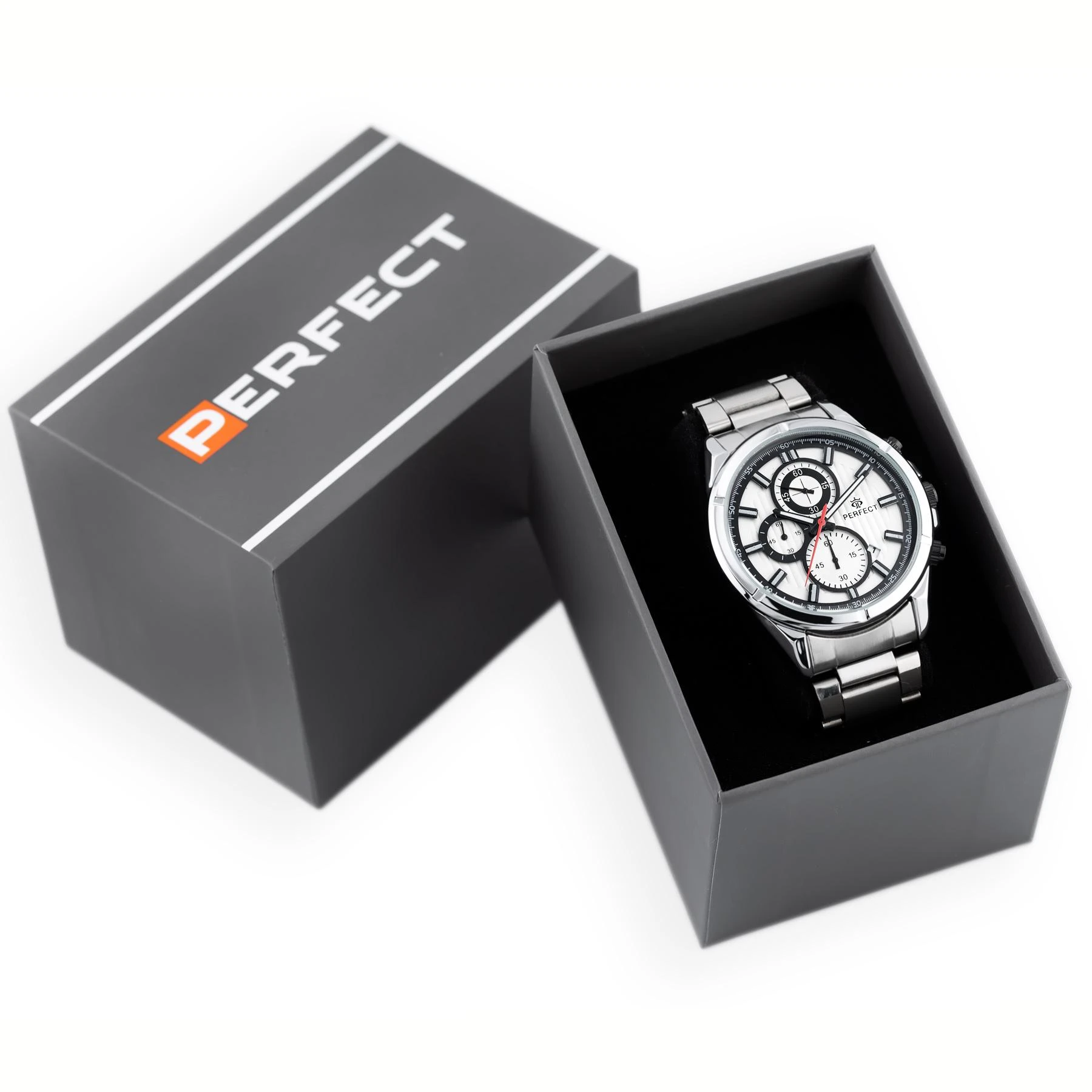 Laikrodis vyrams PERFECT CH03M - CHRONOGRAF (zp358d) + dėžutė