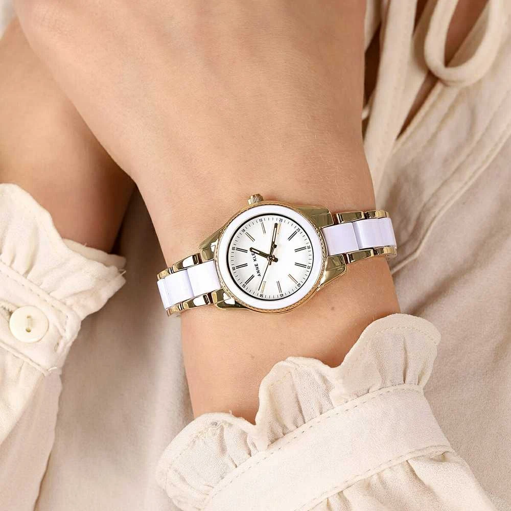 Laikrodis Anne Klein Gold-Tone WOMEN'S WATCH AK-3212WTGB + BOX