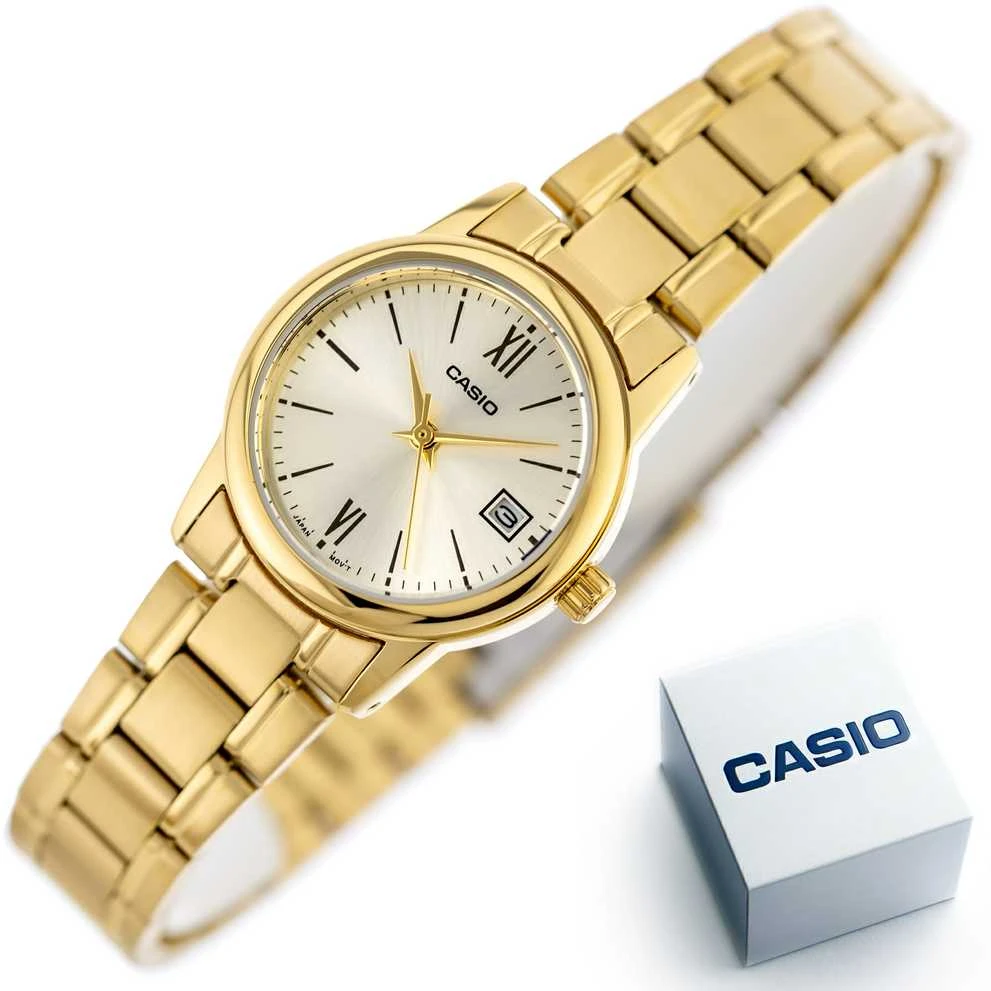Moteriškas laikrodis CASIO LTP-V002G-9B3 + BOX