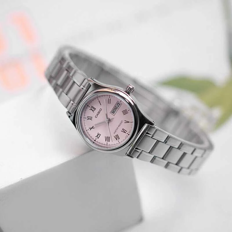 Laikrodis CASIO LTP-V006D-4B WOMEN'S WATCH (zd587k) + BOX