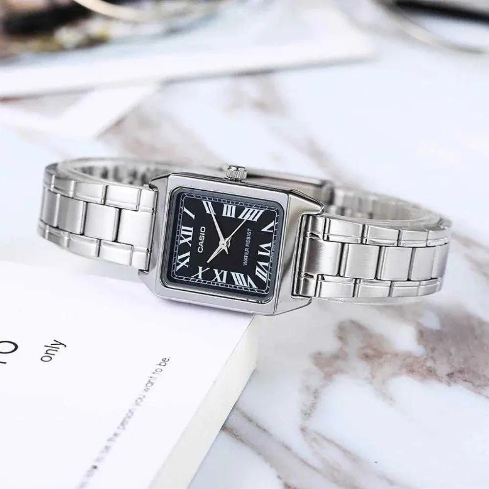 CASIO LTP-V007D-1B moteriškas laikrodis + dėžutė (zd639a)